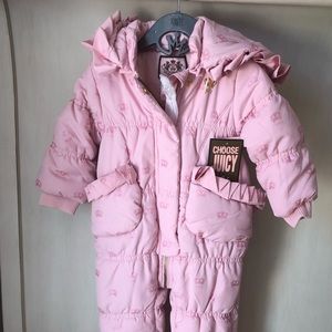 Baby girl snow suit